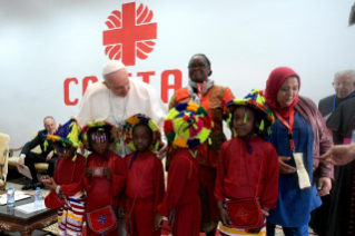 7-Apostolische Reise nach Marokko: Begegnung mit Migranten 