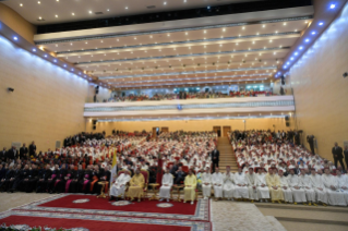2-Viagem Apostólica ao Marrocos: Visita ao Instituto Mohammed VI dos Imames, Pregadores e Pregadoras