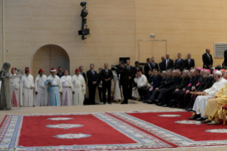 1-Viaje apost&#xf3;lico a Marruecos: Visita al Instituto <br>Mohamed VI para la formación de imanes, predicadores y predicadoras