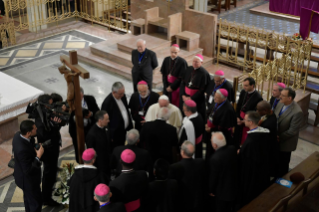 3-Viaje apost&#xf3;lico a Marruecos: Encuentro con los sacerdotes, religiosos, consagrados y el Consejo Ecum&#xe9;nico de las Iglesias