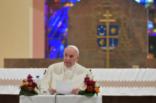 1-Viaje apost&#xf3;lico a Marruecos: Encuentro con los sacerdotes, religiosos, consagrados y el Consejo Ecum&#xe9;nico de las Iglesias