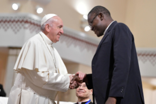 13-Apostolic Journey to Morocco: Meeting with Priests, Religious, Consecrated Persons and the Ecumenical Council of Churches