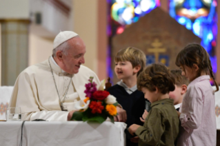 16-Viaje apost&#xf3;lico a Marruecos: Encuentro con los sacerdotes, religiosos, consagrados y el Consejo Ecum&#xe9;nico de las Iglesias