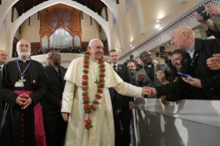22-Voyage apostolique au Maroc : Rencontre avec les prêtres, les religieux, les consacrés et le Conseil œcuménique des Églises