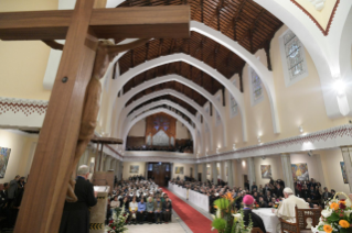 26-Viaje apost&#xf3;lico a Marruecos: Encuentro con los sacerdotes, religiosos, consagrados y el Consejo Ecum&#xe9;nico de las Iglesias