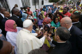 23-Voyage apostolique au Mozambique : Visite à l'Hôpital de Zimpeto