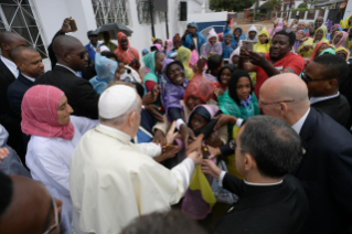 23-Viaje apost&#xf3;lico a Mozambique: Visita al Hospital de Zimpeto