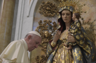 8-Apostolic Journey to Panama: Holy Mass with the dedication of the altar of the Cathedral Basilica of Santa Maria la Antigua with priests, consecrated persons and lay movements