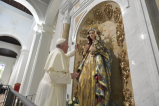 15-Viaggio Apostolico a Panama: Santa Messa con la dedicazione dell&#x2019;altare della Cattedrale Basilica di Santa Maria la Antigua con Sacerdoti, Consacrati e Movimenti Laicali