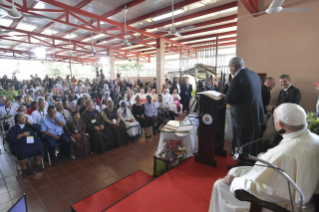 15-Voyage apostolique au Panama : Visite à la Casa Hogar Buen Samaritano