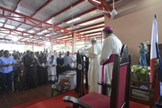 11-Viagem Apostólica ao Panamá: Visita à Casa-Família "Bom Samaritano"