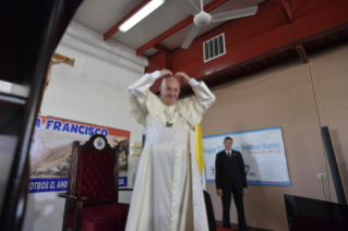 16-Voyage apostolique au Panama : Visite à la Casa Hogar Buen Samaritano