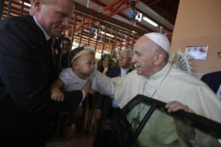 18-Apostolische Reise nach Panama: Besuch im Sozialzentrum "Casa Hogar del Buen Samaritano"