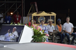 3-Voyage apostolique au Panama : Veillée avec les jeunes