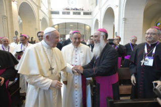 3-Apostolic Journey to Panama: Meeting with central american Bishops