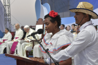 3-Apostolische Reise nach Panama: Kreuzweg mit den Jugendlichen