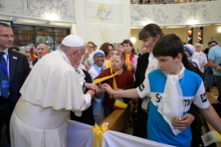 0-Apostolic Journey to Romania: Visit to Our Lady Queen of Iasi Cathedral  