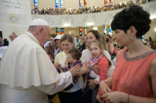 1-Apostolic Journey to Romania: Visit to Our Lady Queen of Iasi Cathedral  