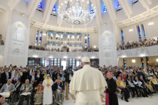 7-Apostolic Journey to Romania: Visit to Our Lady Queen of Iasi Cathedral  