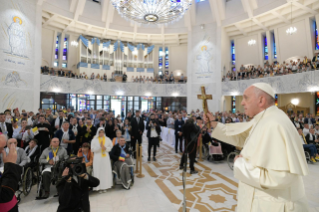 8-Apostolic Journey to Romania: Visit to Our Lady Queen of Iasi Cathedral  