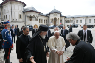 0-Apostolische Reise nach Rumänien: Begegnung mit dem Ständigen Synod der Rumänisch-Orthodoxen Kirche 