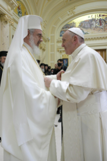 12-Apostolische Reise nach Rumänien: Begegnung mit dem Ständigen Synod der Rumänisch-Orthodoxen Kirche 