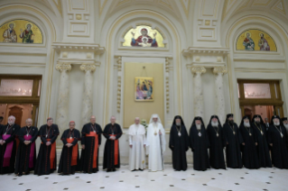 3-Apostolic Journey to Romania: Meeting with the permanent Synod of the Romanian Orthodox Church