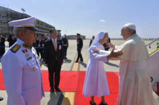 1-Viaje apostólico a Tailandia: Recibimiento oficial