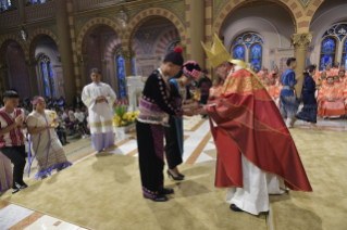 27-Voyage apostolique en Thaïlande : Messe avec les jeunes 