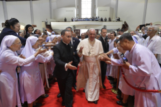 11-Apostolische Reise nach Thailand: Begegnung mit Priestern, Ordensleuten, Seminaristen und Katechisten 