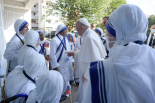 6-Apostolic Journey to Slovakia: Private Visit to the “Bethlehem Center” 