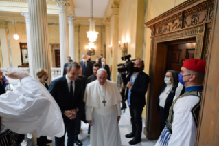 5-Viaje apostólico a Chipre y Grecia: Encuentro con las autoridades, la sociedad civil y el Cuerpo Diplomático