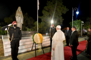 0-Apostolische Reise nach Zypern und Griechenland: Begegnung mit den Vertretern der Regierung, der Zivilgesellschaft und dem Diplomatischen Korps