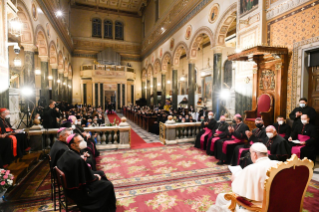 5-Viaje apostólico a Chipre y Atenas: Encuentro con los obispos, sacerdotes, religiosos y religiosas, seminaristas y catequistas