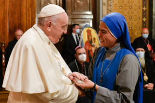 7-Voyage apostolique à Chypre et en Grèce : Rencontre avec les évêques, prêtres, religieux et religieuses, séminaristes et cathéchistes