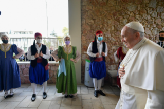 12-Apostolische Reise nach Zypern und Griechenland: Begegnung mit Jugendlichen