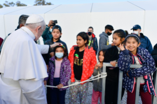 7-Apostolic Journey to Cyprus and Greece: Visit to the Refugees 