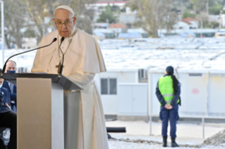 12-Viaje apostólico a Chipre y Grecia: Visita a los refugiados