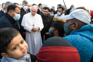 15-Apostolische Reise nach Zypern und Griechenland: Besuch bei Flüchtlingen