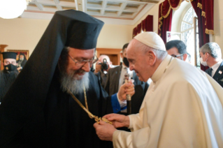 0-Apostolische Reise nach Zypern und Griechenland: Begegnung mit dem Heiligen Synod