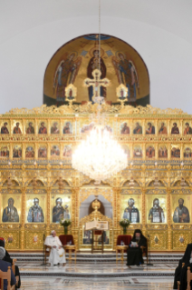 6-Voyage apostolique à Chypre et en Grèce : Rencontre avec le Saint-Synode en la Cathédrale orthodoxe de Nicosie 