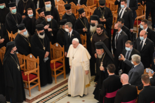 5-Voyage apostolique à Chypre et en Grèce : Rencontre avec le Saint-Synode en la Cathédrale orthodoxe de Nicosie 