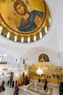 10-Voyage apostolique à Chypre et en Grèce : Rencontre avec le Saint-Synode en la Cathédrale orthodoxe de Nicosie 