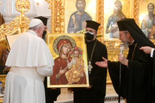 11-Voyage apostolique à Chypre et en Grèce : Rencontre avec le Saint-Synode en la Cathédrale orthodoxe de Nicosie 