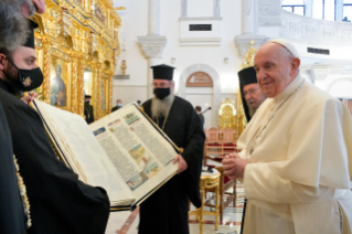 12-Viaje apostólico a Chipre y Grecia: Encuentro con el Santo Sínodo