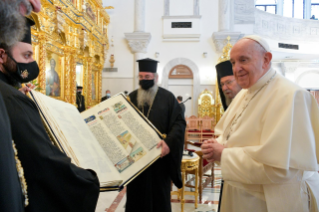 12-Voyage apostolique à Chypre et en Grèce : Rencontre avec le Saint-Synode en la Cathédrale orthodoxe de Nicosie 