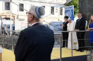19-Voyage apostolique en Slovaquie : Rencontre avec la communauté juive 
