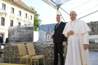 16-Voyage apostolique en Slovaquie : Rencontre avec la communauté juive 