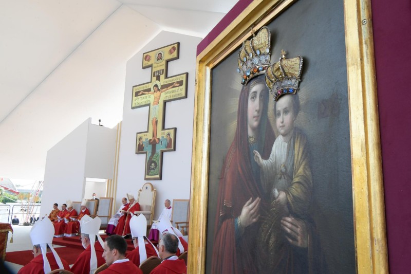 Altar del Papa en Eslovaquia