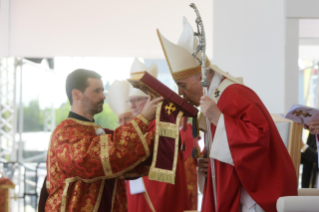 9-Viaje apostólico a Eslovaquia: Divina liturgia de San Juan Crisóstomo presidida por el Santo Padre